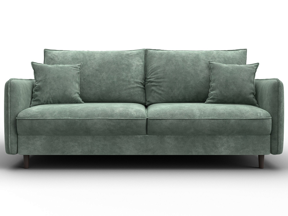 Диван прямой Лига-064 НПБ (brut 08 зеленый)