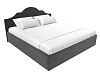 Интерьерная кровать Афина 160 (серый цвет)