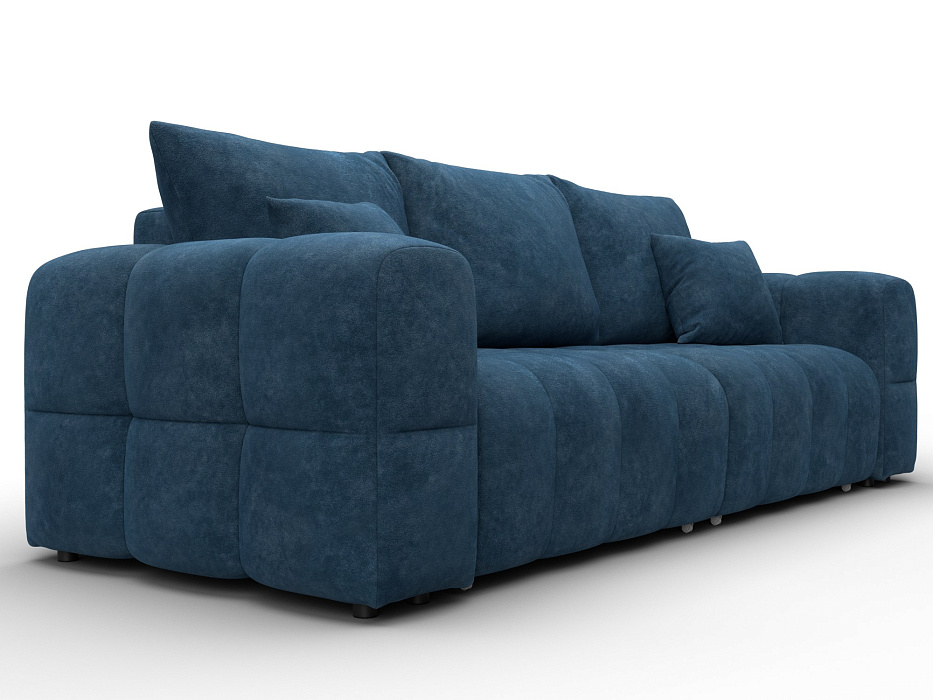 Диван прямой Лига-110 НПБ (brut 11 синий)