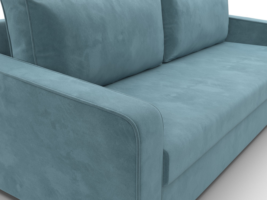 Диван прямой Лига-009 (бирюзовый)