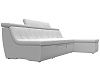 Угловой модульный диван Холидей Люкс (белый цвет)