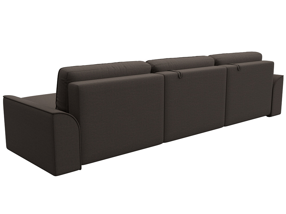 Диван угловой Лига-048 НПБ лонг (амур 05 коричневый) Диван угловой Лига-048 НПБ лонг (амур 05 коричневый)