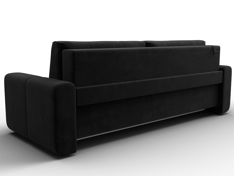 Диван прямой Лига-031 (черный)