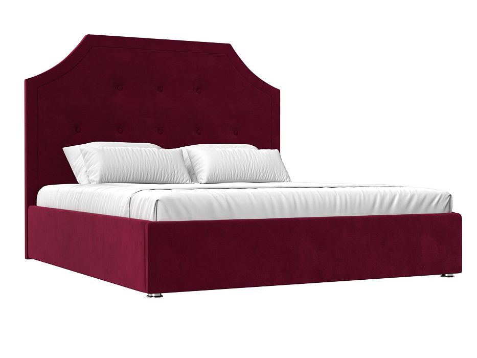 Интерьерная кровать Кантри 200 (бордовый)