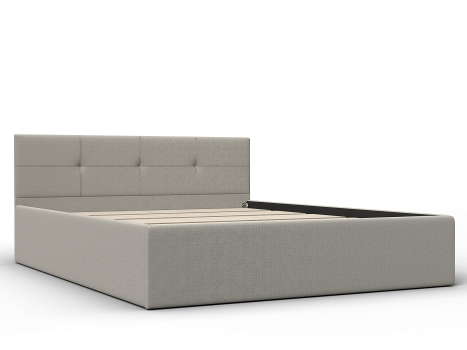 Кровать двухспальная Лига-127 (160) (амур 02 бежевый)