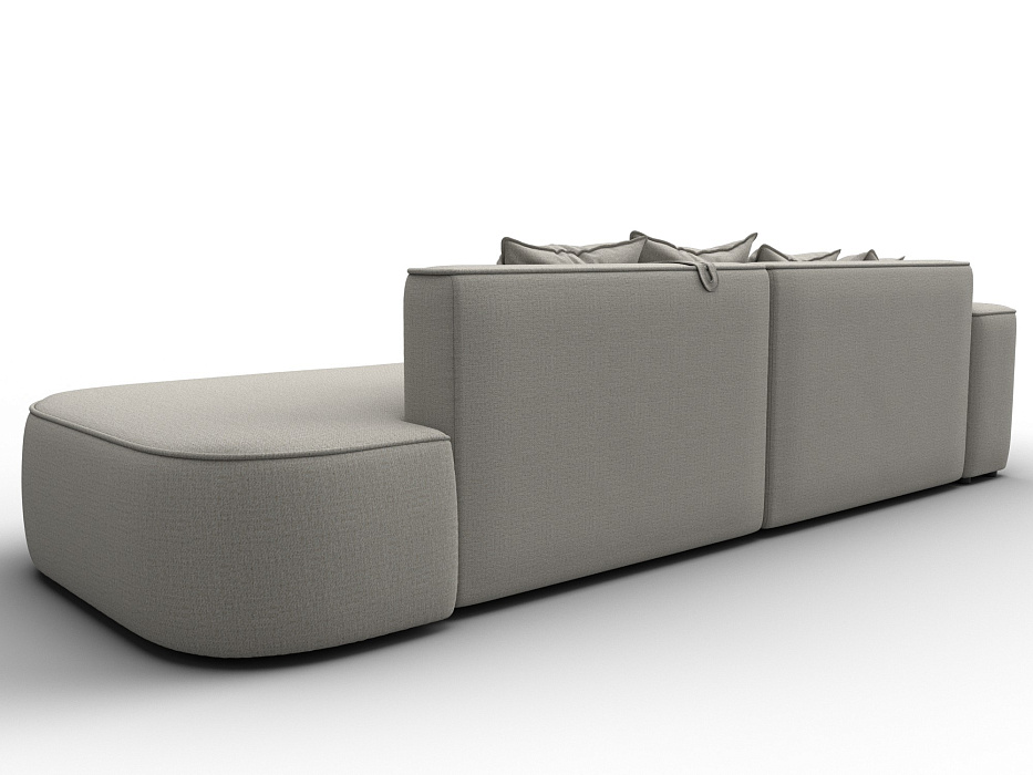 Диван угловой Лига-065 угол левый (амур 02 бежевый)