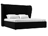 Интерьерная кровать Далия 200 (черный цвет)
