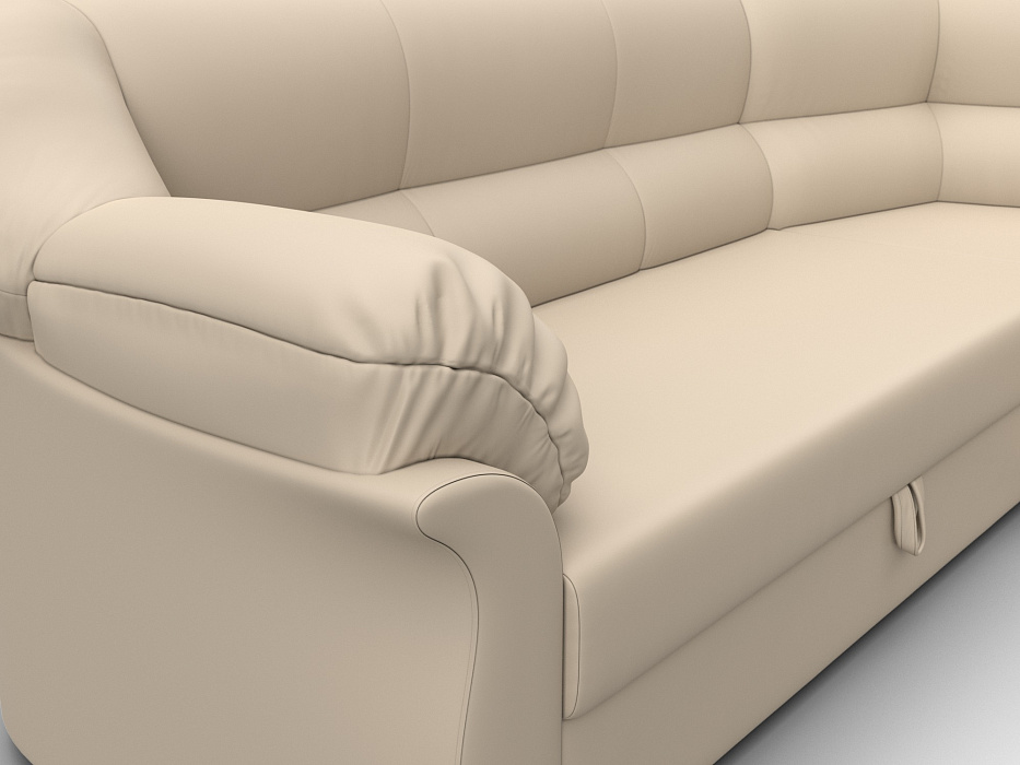 Диван угловой Карнелла правый угол (бежевый)