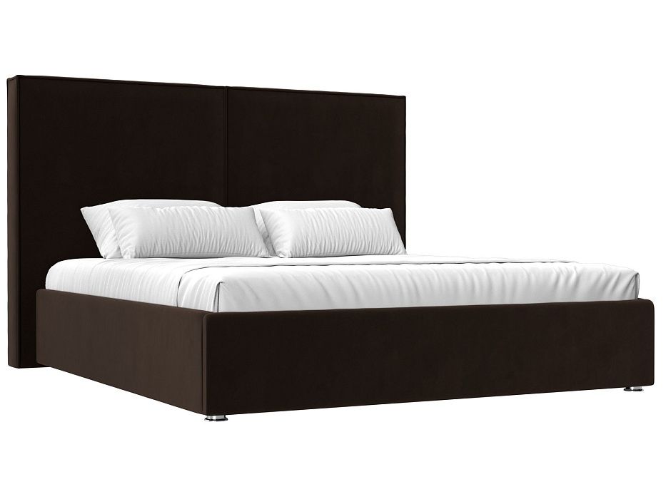 Кровать интерьерная Аура 160 (коричневый)