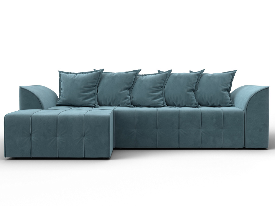 Диван угловой Лига-113 угол левый (seven 113 бирюзовый)