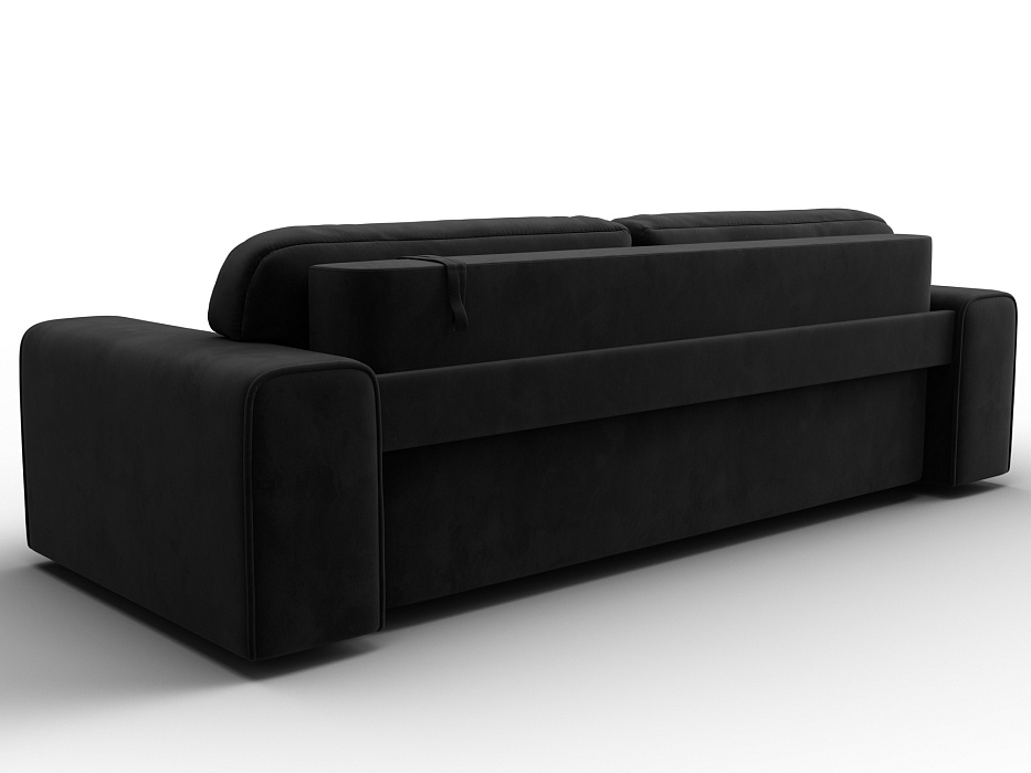 Диван прямой Лига-029 (черный)
