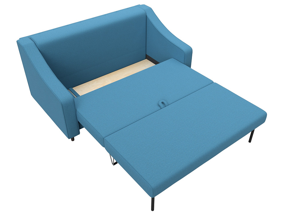 Диван прямой Лига-071 (амур 10 голубой)