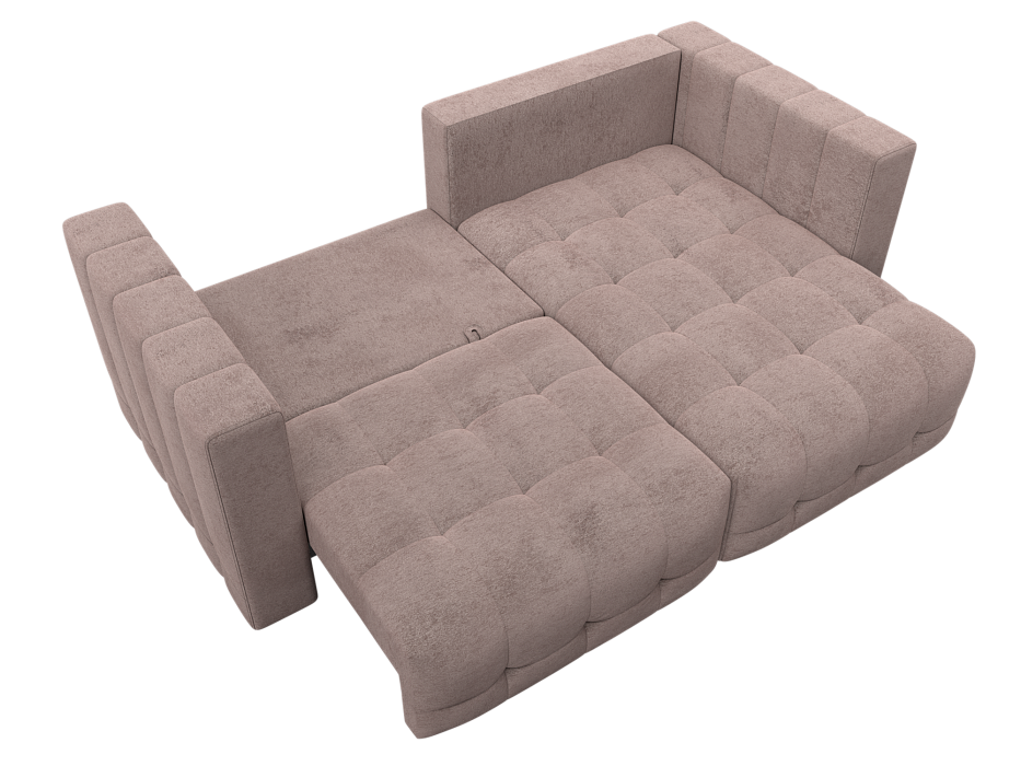 Диван угловой Лига-052 НПБ угол универсальный (tower 05 бежевый)