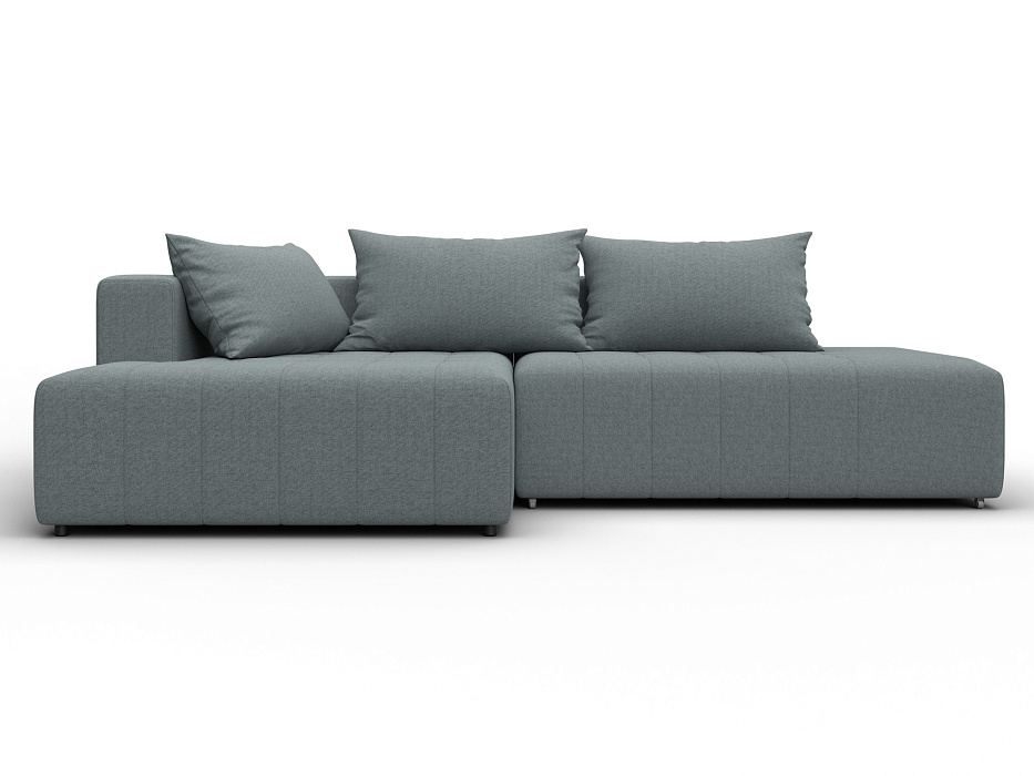 Диван угловой Лига-103 НПБ угол левый (амур 07 серый)