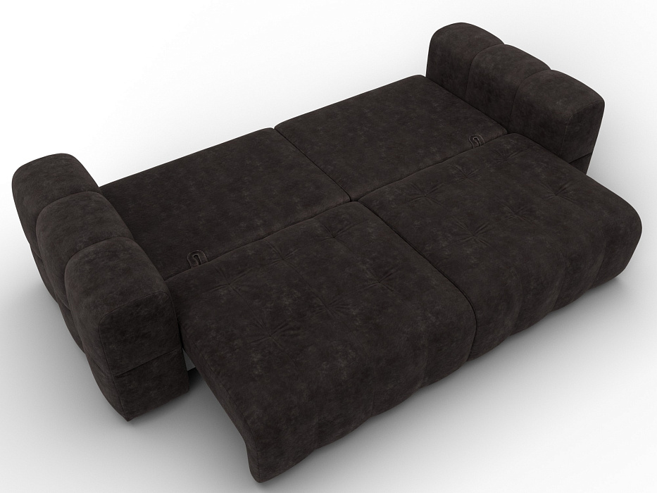 Диван прямой Лига-110 НПБ (brut 17 коричневый)