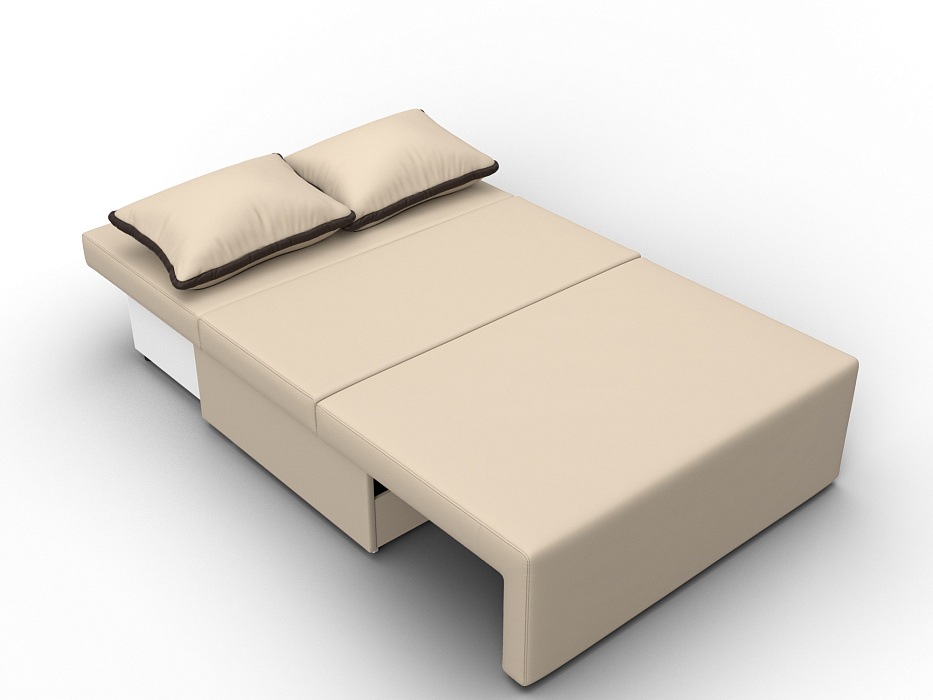 Диван прямой Лагуна (бежевый;коричневый)