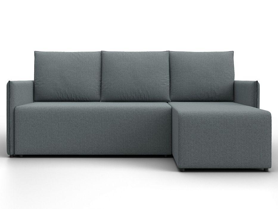 Диван угловой Лига-124 угол универсальный (амур 07 серый)