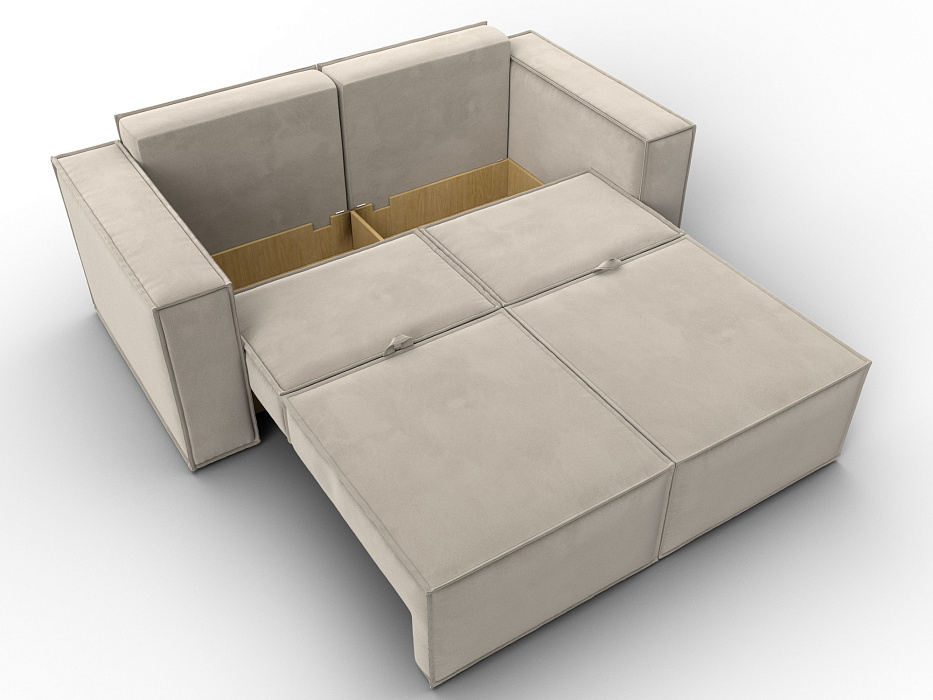 Диван прямой Куба мини (бежевый)