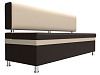 Кухонный прямой диван Стайл (коричневый\бежевый цвет)