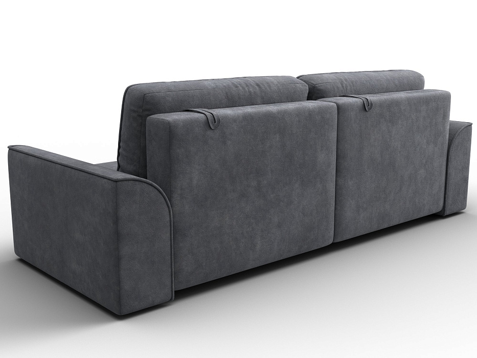 Диван прямой Лига-048 НПБ (brut 16 темно-серый)