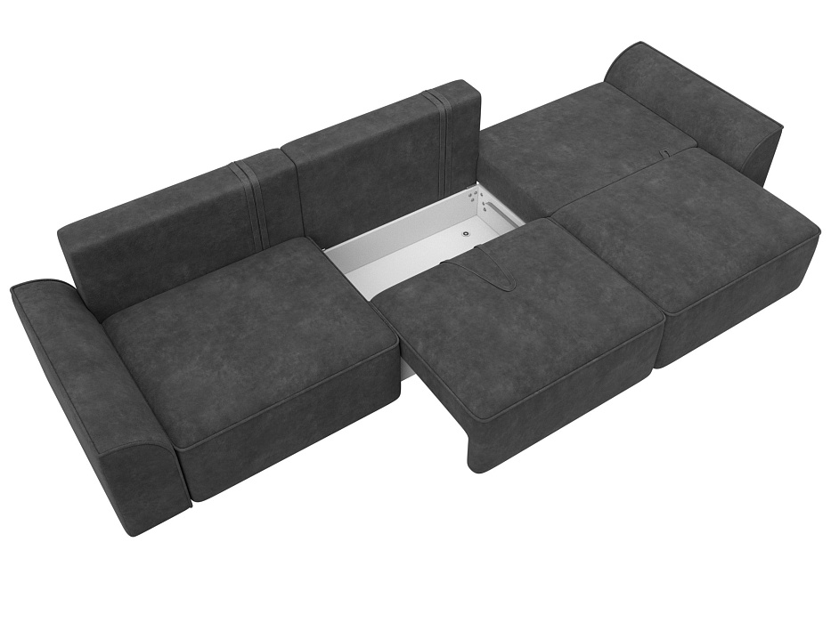 Диван прямой Лига-048 НПБ Лонг (brut 16 темно-серый) Диван прямой Лига-048 НПБ Лонг (brut 16 темно-серый)