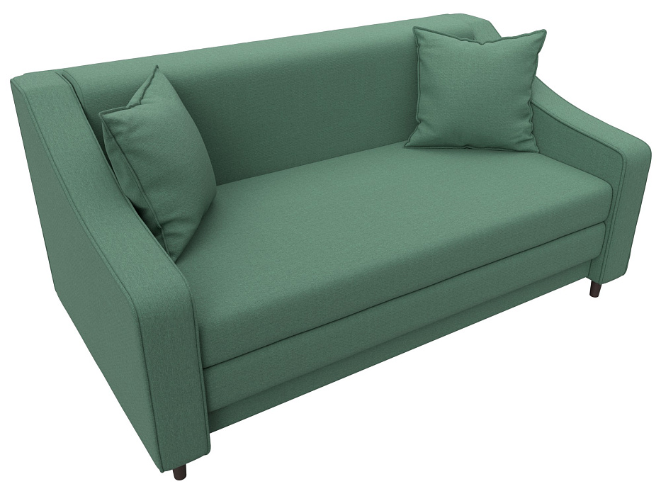 Диван прямой Лига-071 (амур 11 зеленый)