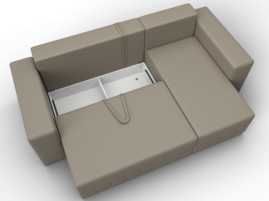 Диван угловой Лига-076 угол универсальный (grifon 04 бежевый)