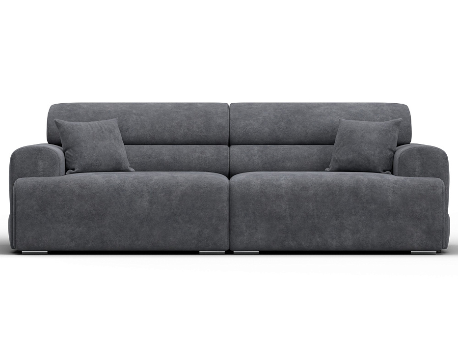 Диван прямой Лига-109 НПБ (brut 16 темно-серый)