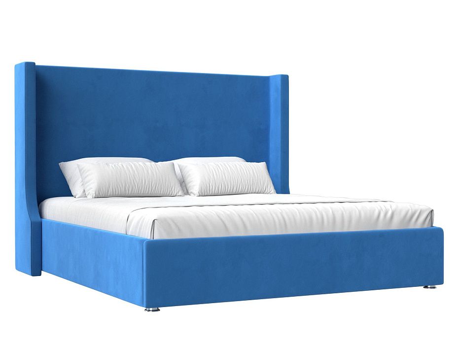 Интерьерная кровать Ларго 160 (голубой цвет)
