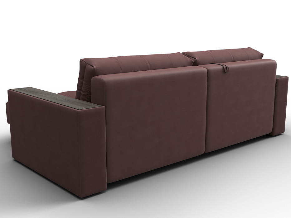 Диван угловой с декором Лига-049 НПБ (joly 09 бордовый)