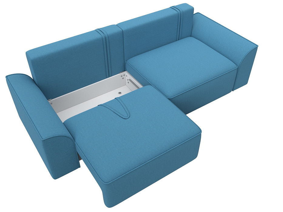 Диван прямой Лига-048 НПБ (амур 10 голубой) Диван прямой Лига-048 НПБ (амур 10 голубой)