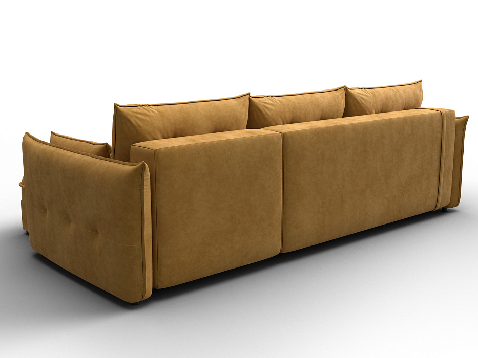 Диван угловой Лига-100 НПБ угол универсальный (brut 10 желтый)