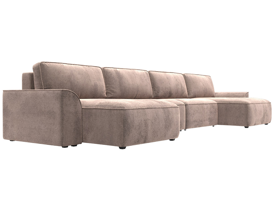 Диван П-образный Лига-048 НПБ лонг (tower 05 бежевый) Диван П-образный Лига-048 НПБ лонг (tower 05 бежевый)