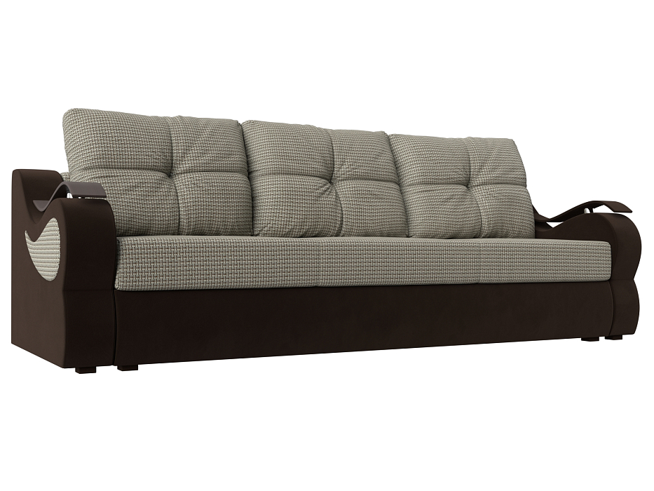 Прямой диван Меркурий еврокнижка (корфу 02\коричневый)