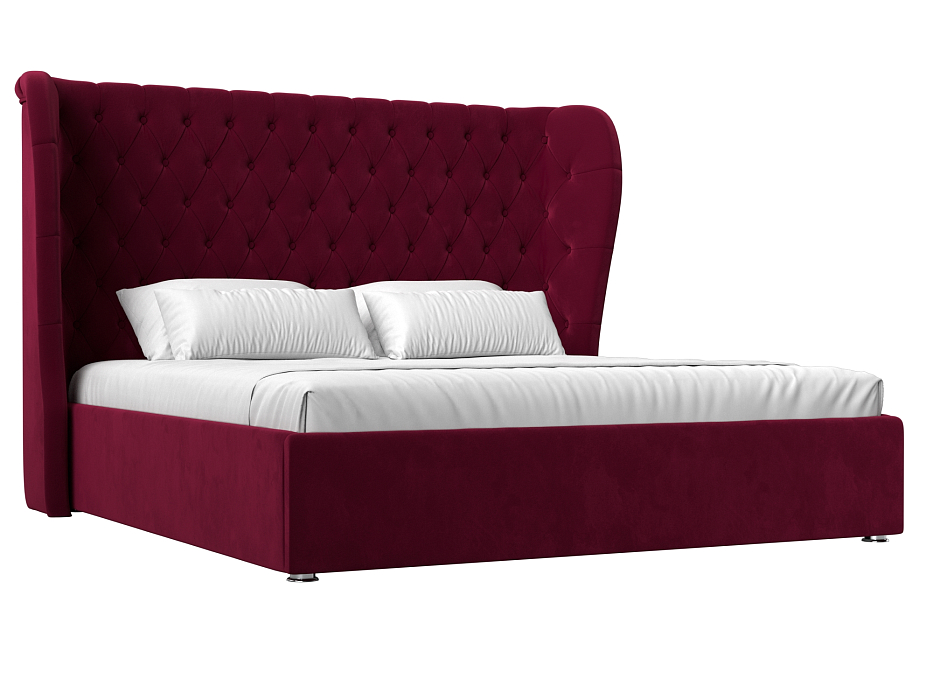 Интерьерная кровать Далия 180 (бордовый)
