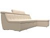 Угловой модульный диван Холидей Люкс (бежевый цвет)
