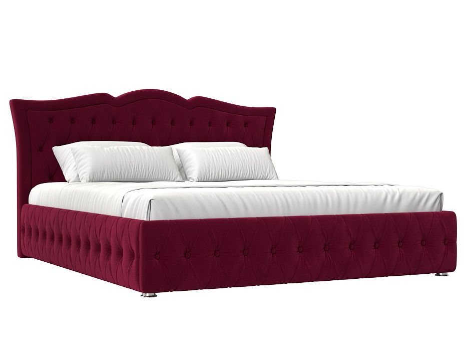 Интерьерная кровать Герда 200 (бордовый)