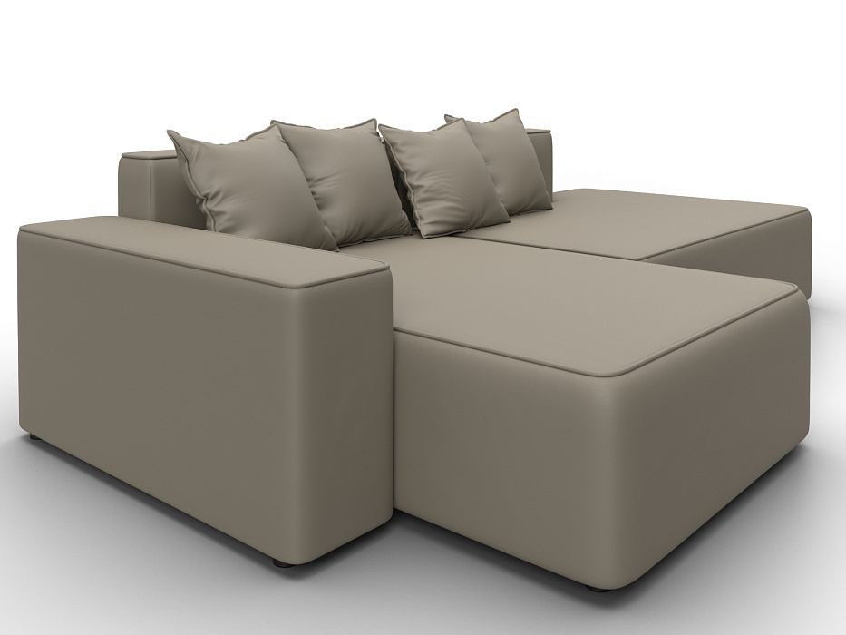 Диван угловой Лига-079 угол левый (grifon 04 бежевый)