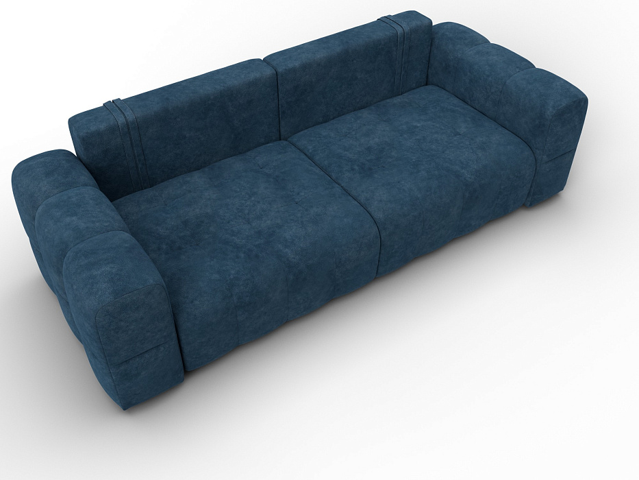 Диван прямой Лига-110 НПБ (brut 11 синий)