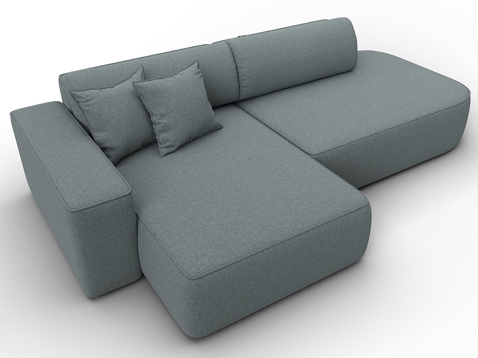 Диван угловой Лига-065 БП угол левый (амур 07 серый) Диван угловой Лига-065 БП угол левый (амур 07 серый)