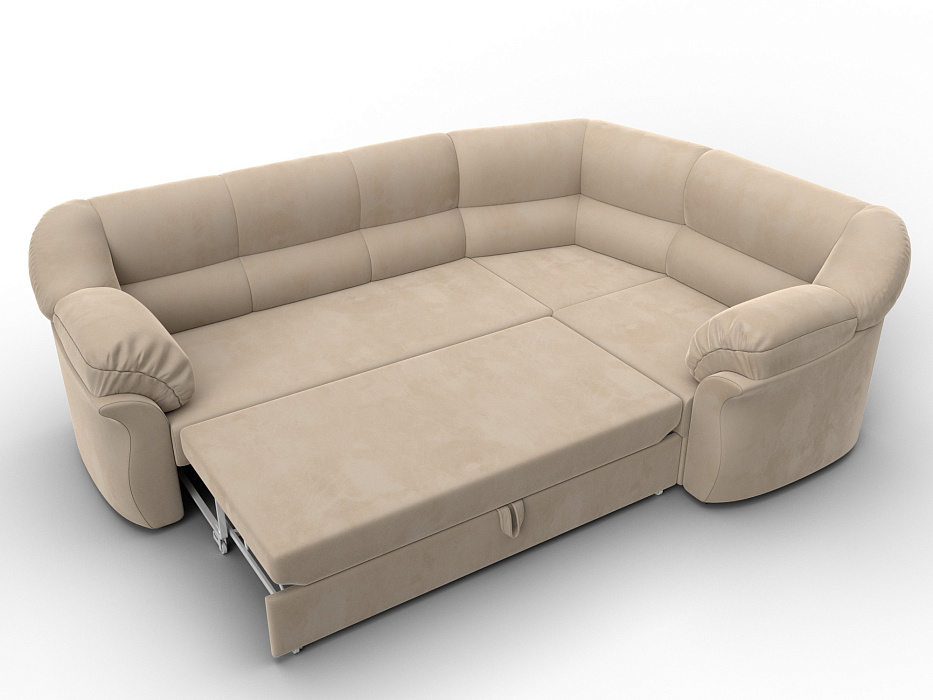 Диван угловой Карнелла правый угол (seven 729 бежевый)