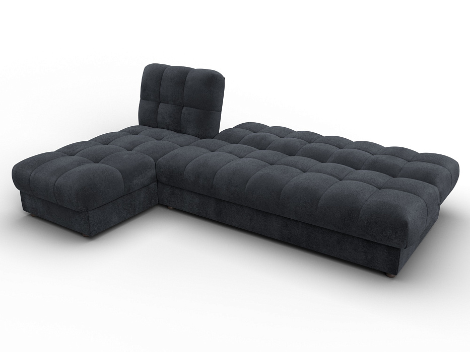 Диван угловой Лига-116 НПБ угол левый (tower 11 темно-серый)