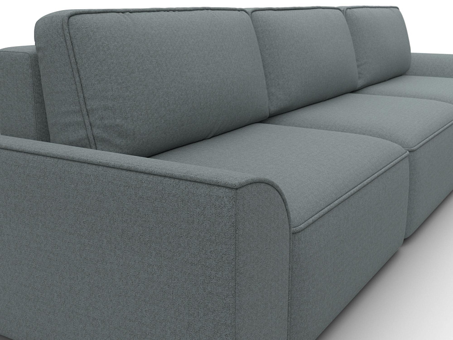 Диван прямой Лига-048 НПБ Лонг (амур 07 серый)