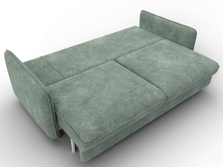 Диван прямой Лига-064 НПБ (brut 08 зеленый)