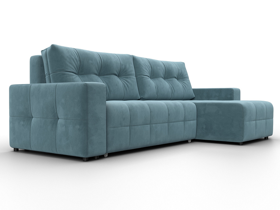 Диван угловой Лига-122 угол универсальный (seven 113 бирюзовый)