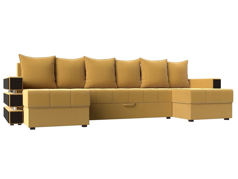 П-образный диван Венеция (желтый цвет)