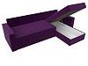 Угловой диван Верона правый угол (фиолетовый цвет)