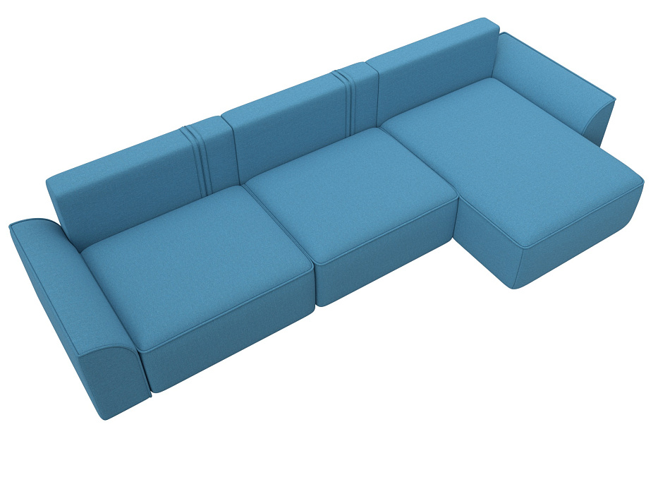 Диван угловой Лига-048 НПБ лонг (амур 10 голубой) Диван угловой Лига-048 НПБ лонг (амур 10 голубой)