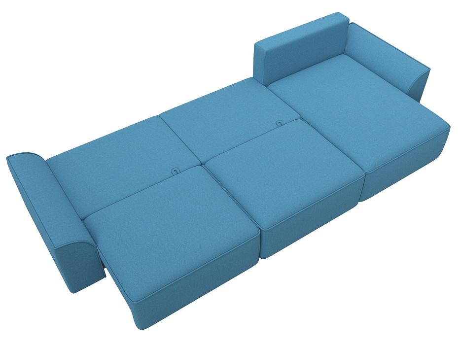 Диван угловой Лига-048 НПБ лонг (амур 10 голубой) Диван угловой Лига-048 НПБ лонг (амур 10 голубой)