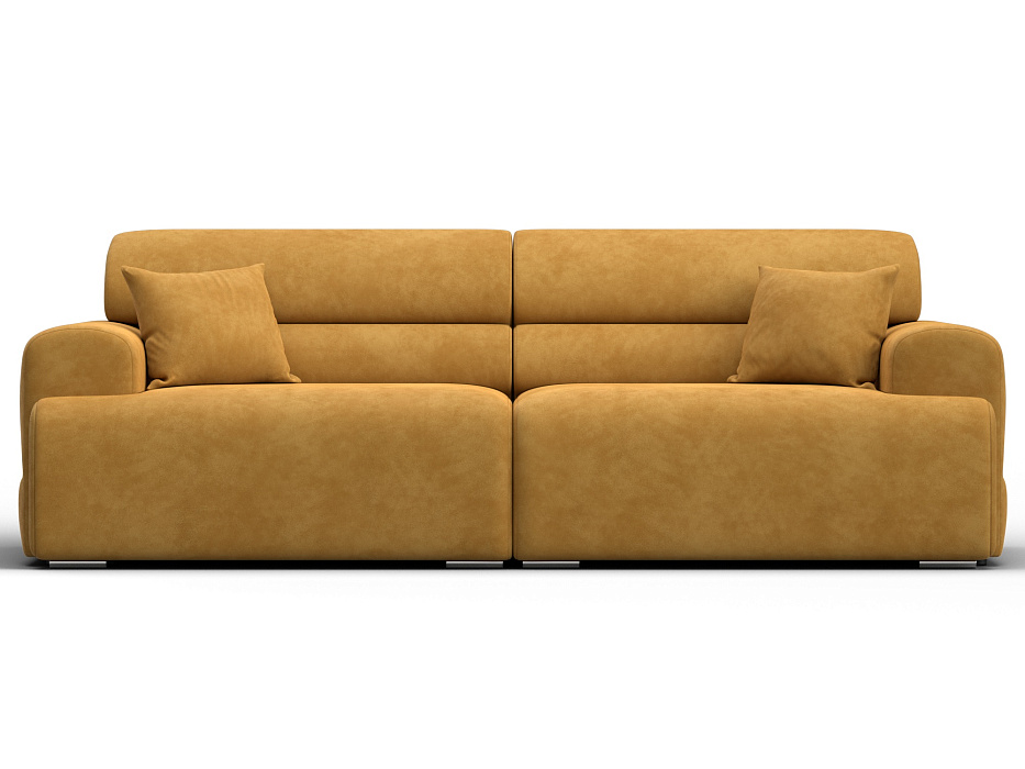 Диван прямой Лига-109 НПБ (brut 10 желтый)